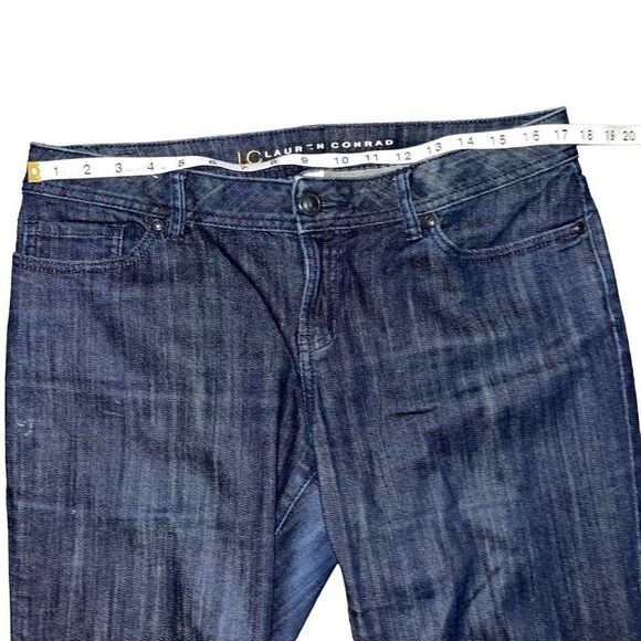 LC Lauren Conrad Dark Wash Boot Cut Jeans 12 - Picture 4 of 8